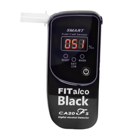 Alkomat FitAlco BLACK - 3 lata gw., 2 lata darmowej kalibracji, czujnik elektrochemiczny IV generacji-FitAlco