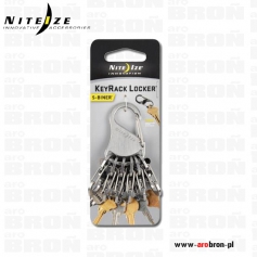 Brelok Nite Ize S-Biner KeyRack Locker Steel KLK-11-R3