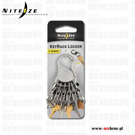 Brelok Nite Ize S-Biner KeyRack Locker Steel KLK-11-R3-Nite Ize