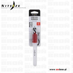 Światło Nite Ize LED Mini Glowstick czerwone MGS-10-R6 - alternatywa dla światła chemicznego, baterie AG3