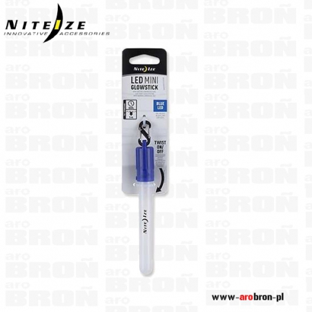 Światło Nite Ize LED Mini Glowstick niebieskie MGS-03-R6 - alternatywa dla światła chemicznego, baterie AG3-Nite Ize