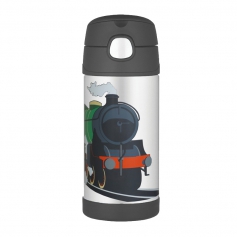Termos Thermos FunTAINER dziecięcy 355ml ze słomką pociąg - ciepło 8h lub zimno 12h-Thermos