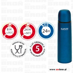 Termos LaPLAYA gumowany Universum niebieski 0,5l-LaPlaya