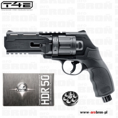 Rewolwer RAM Combat HDR 50 11J T4E 2.4758 - CO2, kal. .50, na kule gumowe, gumowo-metalowe, pieprzowe, proszkowe, HDR50-T4E