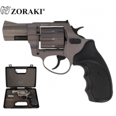 Rewolwer ZORAKI alarmowy hukowy R1-2,5" R125GPT Titanium - amunicja green 6mm-ZORAKI