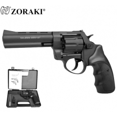 Rewolwer ZORAKI alarmowy hukowy R1-4,5" R145BP Czarny - amunicja green 6mm-ZORAKI