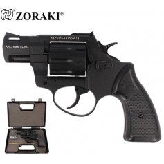 Rewolwer ZORAKI alarmowy hukowy R2-2" R22BP Czarny - amunicja green 6mm-ZORAKI