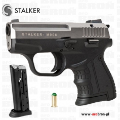 Pistolet alarmowy hukowy Stalker M906 TYTAN amunicja 6mm ruchomy zamek - Nowość-ZORAKI