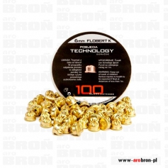 Amunicja hukowa PTG 6mm SHORT Flobert 100szt - naboje, kartridże hukowe do pistoletów hukowych alarmowych--