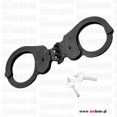 ALCYON Kajdanki POLICYJNE 3-zawiasowe profesjonalne czarne 5233-ALCYON