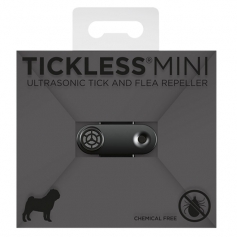 Ultradźwiękowy odstraszacz kleszczy TickLess Mini Black - wbudowany akumulator, port microUSB na kleszcze i pchły dla zwierząt