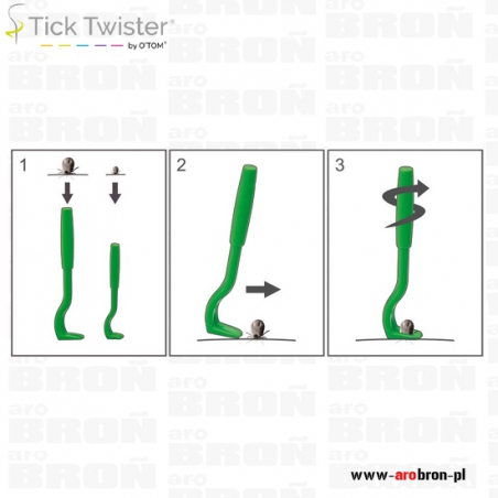 Kleszczołapki Tick Twister - 2 szt. do usuwania kleszczy-H3D