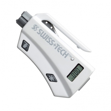 Alarm osobisty SWISS TECH Bodyguard XL7 White ST81562 - wielozadaniowy, 6 niezbędnych narzędzi dla kierowcy-Swiss+Tech