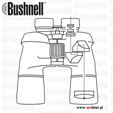 Lornetka Bushnell Legacy 10-22x50 WTP - pryzmaty PORRO, BaK-4, regulowane powiększenie Focus-Bushnell