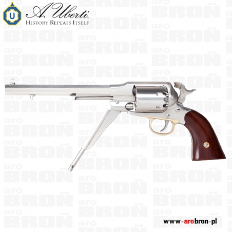 Rewolwer czarnoprochowy Uberti 1858 Remington New Army INOX 8" Stal Nierdzewna kal .44 (0102)-Uberti