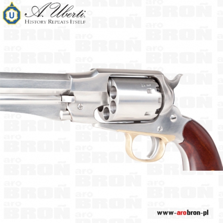 Rewolwer czarnoprochowy Uberti 1858 Remington New Army INOX 8" Stal Nierdzewna kal .44 (0102)-Uberti