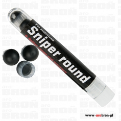 Kule precyzyjne gumowe RAM Sniper Round .50 cala 9 szt. - do pistoletu RAM Major PDG50, HDR50--