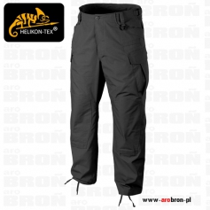 Spodnie taktyczne bojówki Helikon SFU Next BLACK (SP-SFN-PR-01) PoliCotton RipStop - wzmacniane, 9 kieszeni czarne-Helikon-Tex®