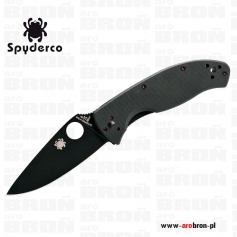 Nóż Spyderco C122GBBKP Tenacious G10 Black Blade
