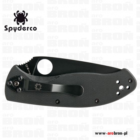 Nóż Spyderco C122GBBKP Tenacious G10 Black Blade-Spyderco