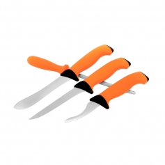 Zestaw noży dla myśliwego na prezent EKA Butcher + ostrzałka + pokrowiec-Eka