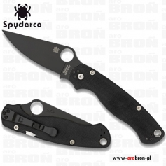 Nóż składany Spyderco Paramilitary 2 Knife S30V G-10 Black Plain C81GPBK2 Para military-Spyderco