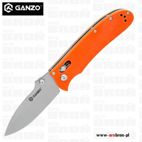 Nóż składany Ganzo G704-OR 440C Axis Lock-Ganzo