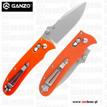 Nóż składany Ganzo G704-OR 440C Axis Lock-Ganzo