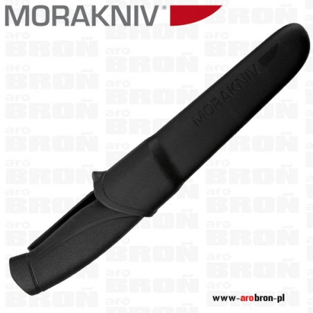 Nóż stały Mora Companion MG CZARNY stal nierdzewna SANDVIK-Morakniv