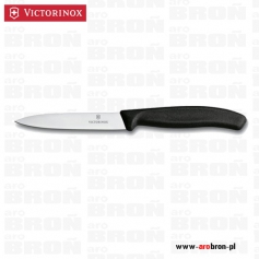 Uniwersalny nóż kuchenny do jarzyn VICTORINOX 6.7703 10cm CZARNY pikutek