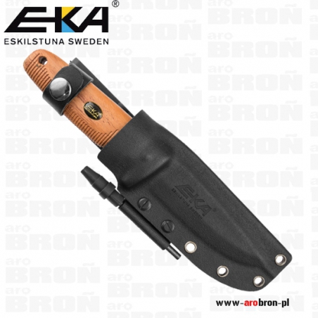 Nóż stały EKA W12 WOOD 032-055 - drewniana rękojeść-Eka