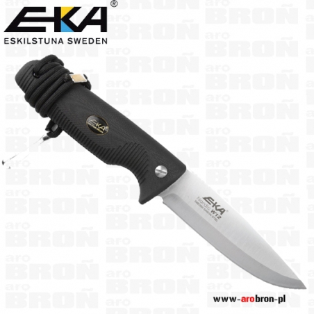 Nóż stały EKA W12 G10 032-056 - rękojeść z laminatu G-10 czarna-Eka