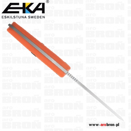 Nóż stały EKA W12 G10 032-057 - rękojeść z laminatu G-10 pomarańczowa-Eka