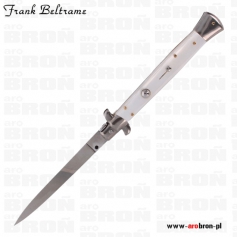Nóż sprężynowy składany Frank Beltrame Stiletto White Pearl FB28/36 - ostrze 12 cm, stal nierdzewna-Frank Beltrame