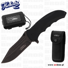 Nóż składany Herbertz Sollingen Top Collection Clip Point 521012 - ostrze 90mm, stal 440, etui, skrzynka survivalowa-Herbertz