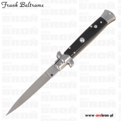 Nóż sprężynowy składany Frank Beltrame Classic Stiletto Black Dagger FB23/37 - ostrze 98 mm, stal nierdzewna-Frank Beltrame