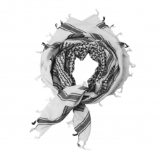 Chusta Helikon Arafatka CZ-ARF-CO-20 - Biały, kefija, shemagh, 100% bawełna-Helikon-Tex®