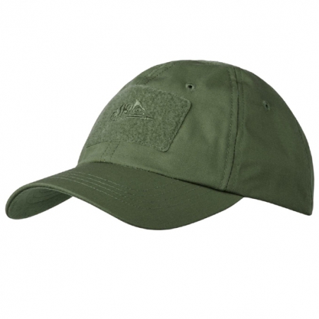 Taktyczna czapka baseballowa Helikon CZ-BBC-PR-02 - Olive Green, Rip-stop, Velcro-Helikon-Tex®