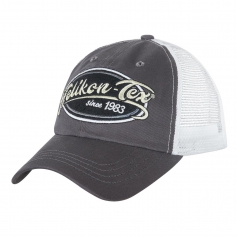 Czapka Helikon Trucker Logo Cotton Twill CZ-TLC-CT-3520A - Shadow Grey-Biały, truckerka-Helikon-Tex®