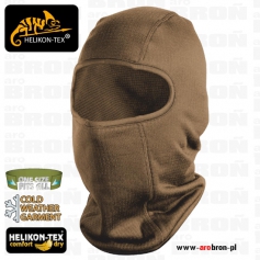 Kominiarka Helikon Cold Weather Balaclava (CZ-KO2-FG-11) kolor - Coyote, 1 otwór, COMFORT DRY, na zimę, uniwersalny rozmiar-H...