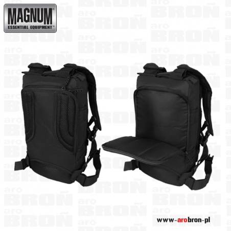 Plecak Magnum FOX 25L -BLACK, taktyczny, do codziennego użytku, pojemny, organizery, wodoodporny-Magnum