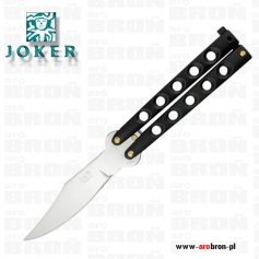 Nóż motylkowy Joker JKR359 - motyl, balisong, stal nierdzewna, aluminium, czarny