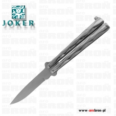 Nóż motylkowy Joker JKR350 - motyl, balisong, stal nierdzewna-Joker