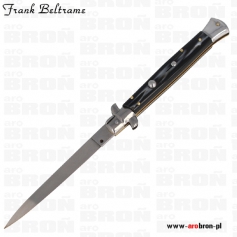 Nóż sprężynowy składany Frank Beltrame Stiletto Imit. Horn Dagger FB28/81 - ostrze 120 mm, stal nierdzewna-Frank Beltrame