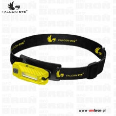 Latarka czołowa Falcon Eye Blaze 2.1 (FHL0022) - ładowalna, czarno-żółta, 60 lm, panel LED, klips-Falcon Eye