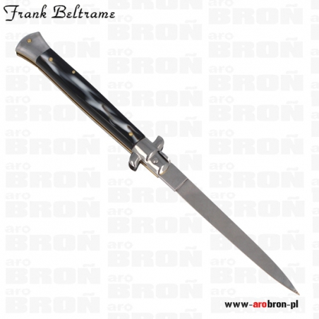 Nóż sprężynowy składany Frank Beltrame Stiletto Imit. Horn Dagger FB23/81 - ostrze 98 mm, stal nierdzewna-Frank Beltrame