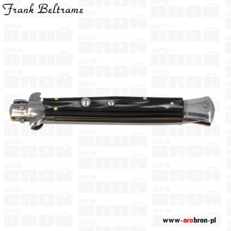 Nóż sprężynowy składany Frank Beltrame Stiletto Imit. Horn Dagger FB23/81 - ostrze 98 mm, stal nierdzewna-Frank Beltrame