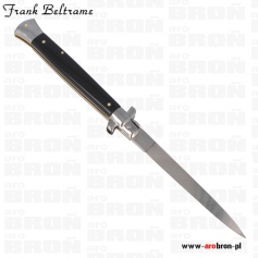 Nóż sprężynowy składany Frank Beltrame Stiletto Black FB28/37 - ostrze 120 mm, stal nierdzewna