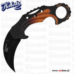 Nóż składany karambit Herbertz Sollingen Folder 583712 - ostrze 70mm, stal 420, klips stalowy-Herbertz