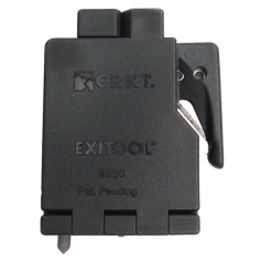 Nóż bezpieczny CRKT EXTITOOL 9030 do cięcia pasów - latarka LED, wybijak do szyb-CRKT